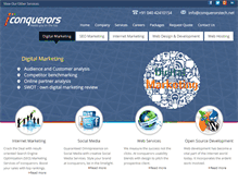 Tablet Screenshot of iconquerors.com